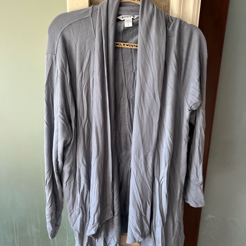 Athleta light purple Open Front Cardigan
